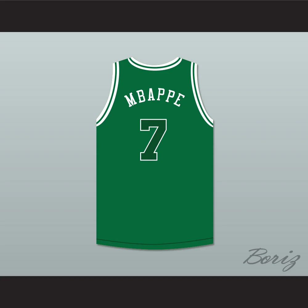 Kylian Mbappé 7 Paris Saint-Germain F.C. Green Soccer Jersey